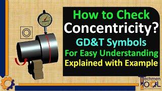 How to check Concentricity? | GD&T Symbols | for Beginners | Explained with Example