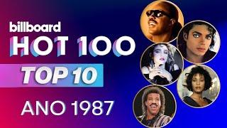 TOP 10 DA BILLBOARD ANO DE 1987 #hitsdopassado #nostalgiamusical #anos80 #maistocadas
