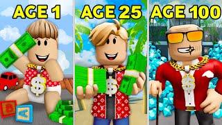 BILLIONAIRE Age 1 to 100! (A Roblox Movie)