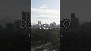 Denver, Colorado, in 10 secs ️#denver #denvercolorado #travel #tourism #city #themilehighcity