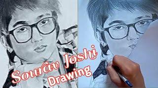 How to Draw Sourav Joshi (Step by Step)