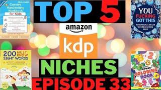 Amazon KDP Niche Research for Low Content Books | Low Content Books #33