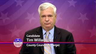 Tim Willard (G) Candidate for Montgomery County Council At Large