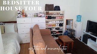 DETAILED BEDSITTER HOUSE TOUR //CUTE AND MINIMALISTIC AND VERY AESTHETIC