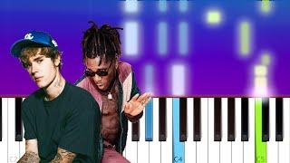 Justin Bieber - Loved By You ft Burna Boy (Piano Tutorial)