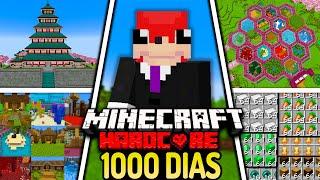 SOBREVIVÍ 1000 DÍAS en MINECRAFT HARDCORE 1.20 [PELÍCULA COMPLETA]