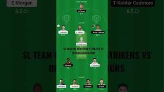 sl team of new york strikers vs Deccan gladiators #dream11 #predictions #shortviral