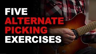 Five Alternate Picking Exercises