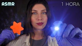 ASMR • 1 HORA de EXAMEN de NERVIOS CRANEALES Completo Roleplay