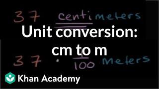 Unit conversion: centimeters to meters | Measurement and data | 5th grade | Khan Academy