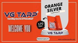 tarpaulin Orange/silver | I Found the Best Tarp | Tarpaulin Wholesale Market|  Tarp & Tent Camping