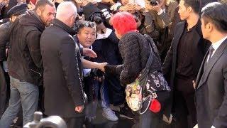 G Dragon meets famous Korean Jo Seho at Chanel Fashion show in Paris