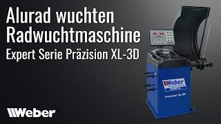 Alurad wuchten - Weber Radwuchtmaschine Expert Serie Präzision - XL-3D