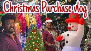 Christmas purchase Vlog | Ungal Pandiyamma| குட்டி குட்டி jesus| 5 ரூபாய் முதல் 5000 வரை