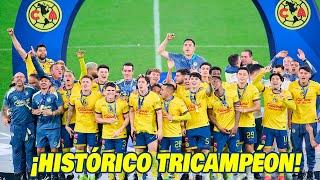 HISTÓRICO AMÉRICA ES TRICAMPEÓN DE LIGA MX APERTURA 2024  PARTIDO IDA EN ZONA FUT