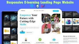 Build And Deploy A Responsive E-learning Website With React JS And Framer Motion