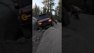 THAT ROCK WAS RATTLING IN THERE ALL DAY!!! Bronco VS Rubicon Trail