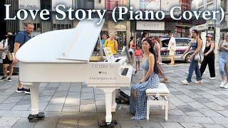 When I Performed Love Story On A Street Piano, The Cops Showed Up!