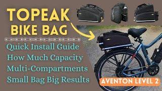 Pack, Ride, Enjoy: TOPEAK Trunk Bike Bag Strap Mount Install & Review