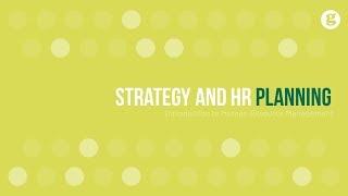 Strategy and HR Planning