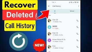 How to Recover Deleted Call History in 2025