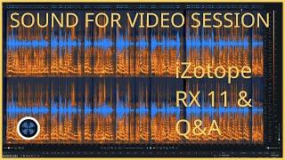 Sound for Video Session — iZotope RX 11 & Q&A