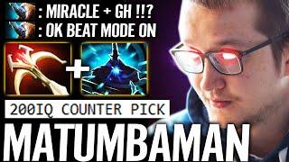  MATUMBAMAN vs MIRACLE GH Pub Team! WTF 200IQ Counter Pick Beast Mode ON Dota 2 Pro Magnus Carry