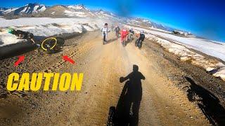 MOUNTAIN OF HELL 2023 - BAJADA FINAL  100KM/H POR LA NIEVE EN MTB ️