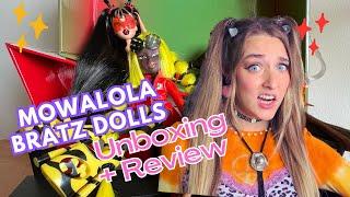 Are the Mowalola Bratz dolls worth the price? Felicia and Jade Unboxing + Review | The Moody Bratz