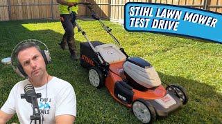 Stihl RMA510V Lawn Mower Test Drive with Turf and Tools