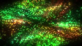 Green Gold Cubes Abstract Animated Wallpaper