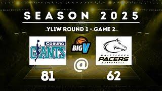 Whittlesea Pacers Vs. Coburg Giants | YL1W | Round 1 - Game 2 | 2025