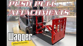 Push and Pull Attachment for Forklifts - Wagger Attachments