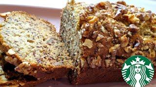 Starbucks Banana Nut Bread Copycat Recipe #shorts