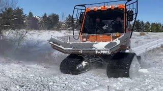 Watch now: Grooming snowmobile trails near Waunakee