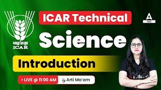 ICAR Technician Classes | ICAR Technician Science by Arti Mam | Syllabus Introduction