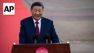 Xi Jinping arrives in Macao to mark 25 years since city returned to China