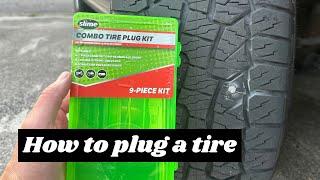 How To Plug A Tire