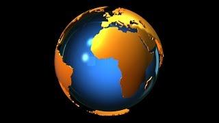 World Globe 3D Animation | Alpha - Loop