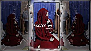 PRESET AM || DIA GADIS BERKERUDUNG MERAH VIRAL TIKTOK #short