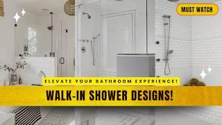 50 Walk In Shower Ideas to Transform Your Bathroom | From Small Spaces to Luxury Design