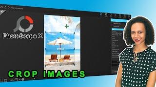How to CROP IMAGES in PHOTOSCAPE X - CROP Photos - SAVE the CROPPED AREA as NEW IMAGE