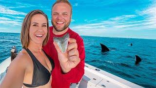 We Tried Diving For Shark Teeth… It Was Harder Than We Thought!