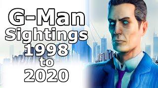 All G-Man Sightings (1998 - 2024)