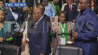 WATCH: President Of Ghana Nana Akufo-Addo Arrives Venue Of The 6th Mid-Year Au Coordination Meeting