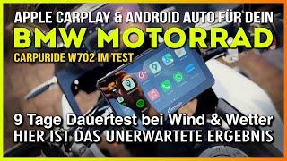 Apple Carplay für dein BMW Motorrad - Carpuride W702 im 9 Tage Dauertest