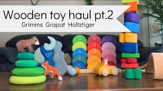 Wooden toys for kids | Toy haul