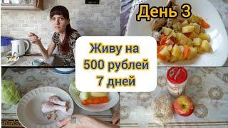 Живу неделю на 500 рублей. День 3