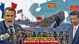 China lost in the South China Sea! after thousands of french troops arrived in the Philippines