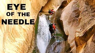 Canyoneering Eye of the Needle Canyon, Zion Area, Utah